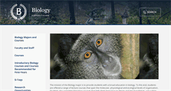 Desktop Screenshot of biology.barnard.edu