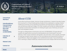 Tablet Screenshot of ccis.barnard.edu