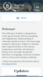 Mobile Screenshot of english.barnard.edu