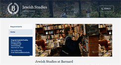 Desktop Screenshot of jewish.barnard.edu