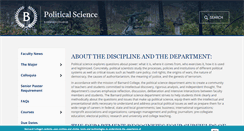 Desktop Screenshot of polisci.barnard.edu