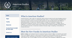 Desktop Screenshot of americanstudies.barnard.edu