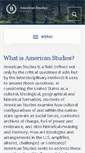 Mobile Screenshot of americanstudies.barnard.edu