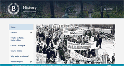 Desktop Screenshot of history.barnard.edu