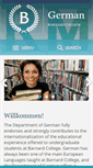 Mobile Screenshot of german.barnard.edu