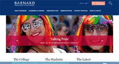 Desktop Screenshot of giving.barnard.edu